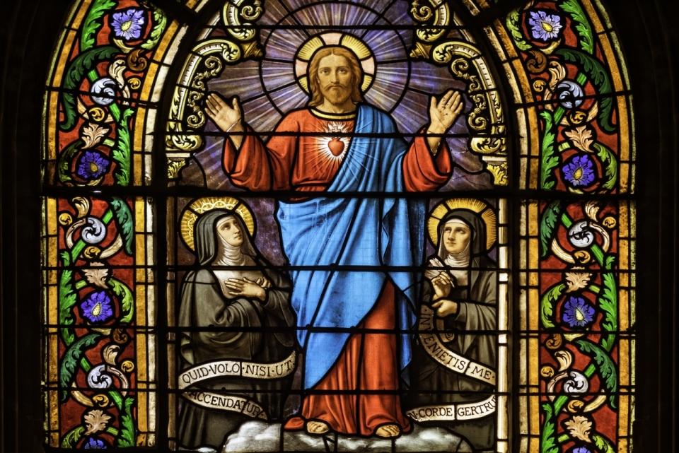 教堂玻璃案例《圣主耶稣》