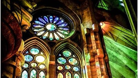 欧洲教堂的艺术瑰宝-教堂玻璃花窗